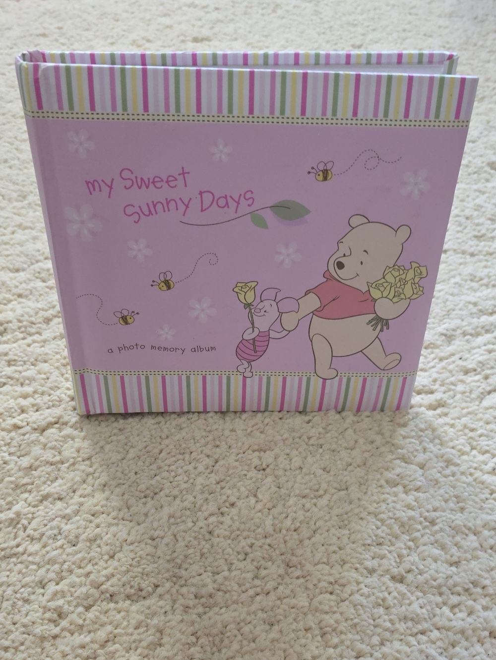 DISNEY: NWOT; My Sweet Sunny Days Pink Winnie the Pooh Photo Album